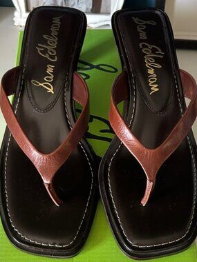 Sam Edelman Women's Tan Thong Sandals-NWT size 6.5